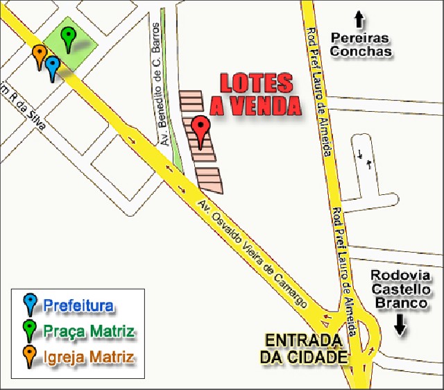 Lotes com ótima localização na cidade